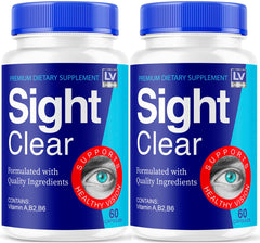 LIVORKA Sight Clear bottle front showing premium eye health packaging for healthy vision.