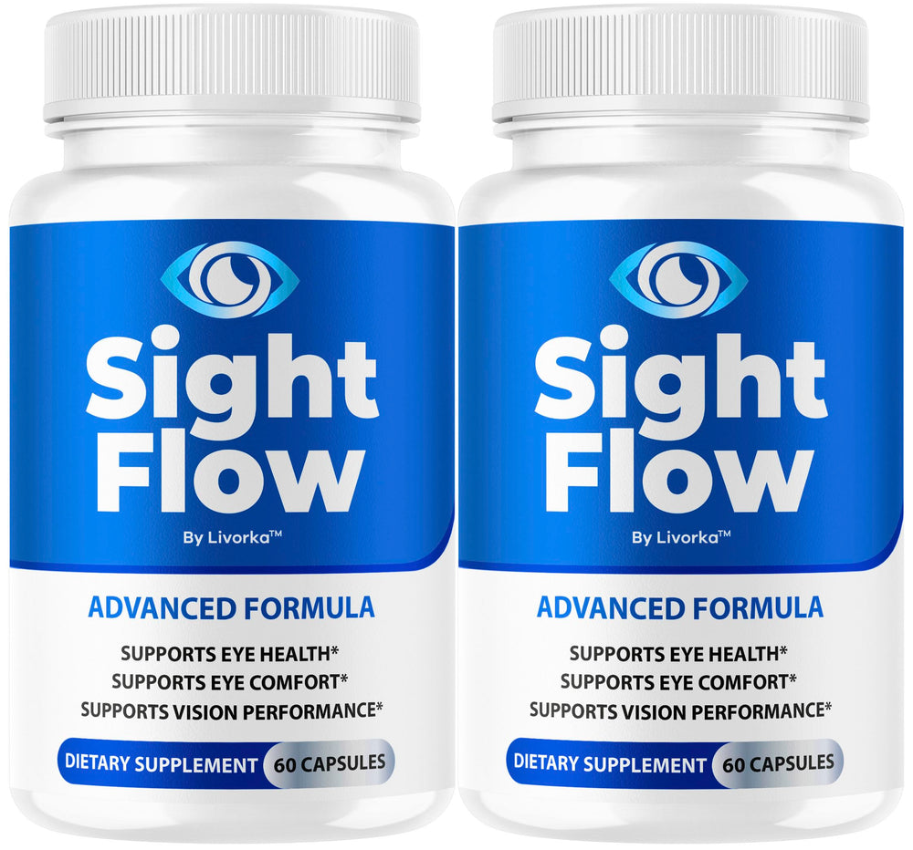 LIVORKA Sight Flow Eye Capsules bottle for daily eye support.