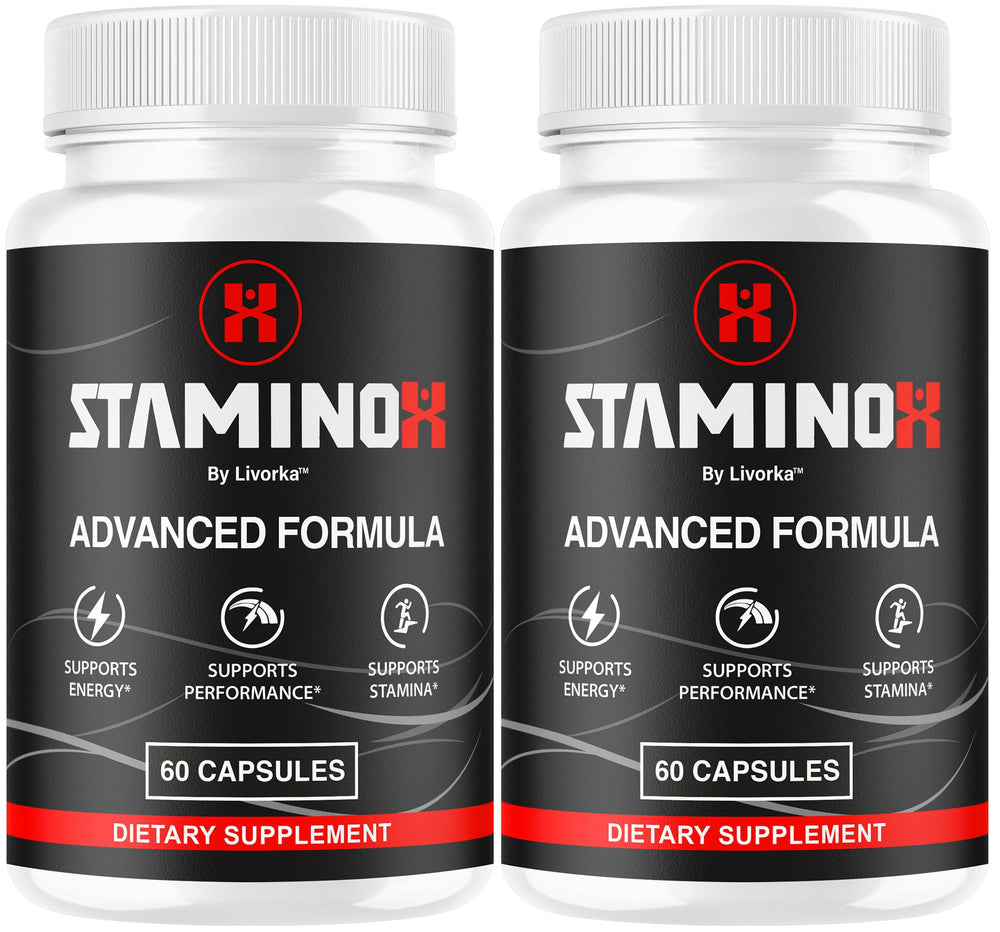 LIVORKA Staminox bottle-front shows premium packaging for daily wellness.