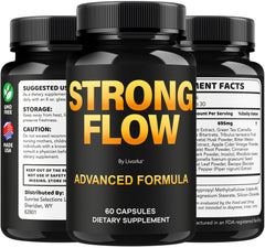 Livorka Strong Flow capsules arranged in clinical display