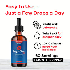 LIVORKA Sugar Clean Pro Drops advanced natural drops label shows premium formulation