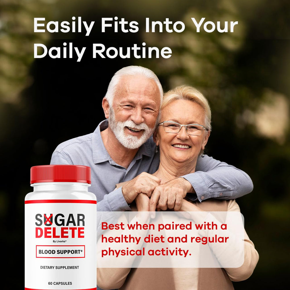 LIVORKA Sugar Delete Capsule bottle on kitchen counter during morning routine