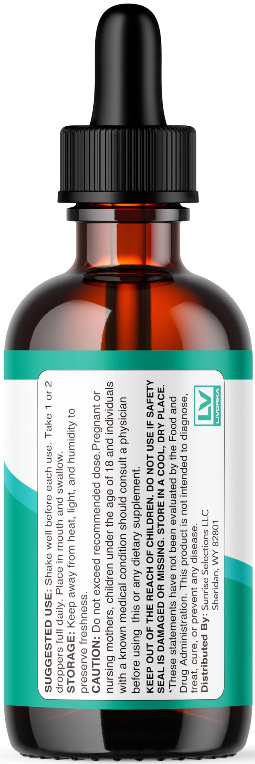 LIVORKA Sugar Harmony Drops dosage schedule illustrates simple routine
