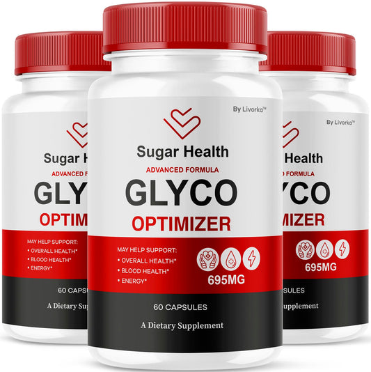 LIVORKA SugarHealth Glyco Optimizer bottle front view for daily wellness