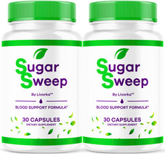 LIVORKA SugarSweep bottle front showing a two month supply.