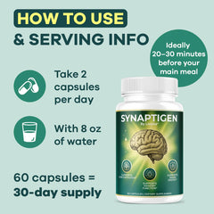 LIVORKA Synaptigen capsules displayed for daily use in a wellness setup