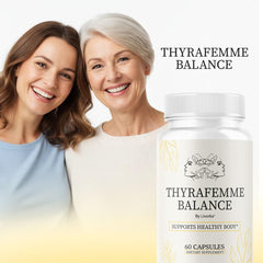 LIVORKA ThyraFemme Balance capsules close-up for easy daily supplementation.