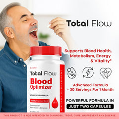 LIVORKA Total Flow bottle-front highlights convenient capsules for ongoing use.