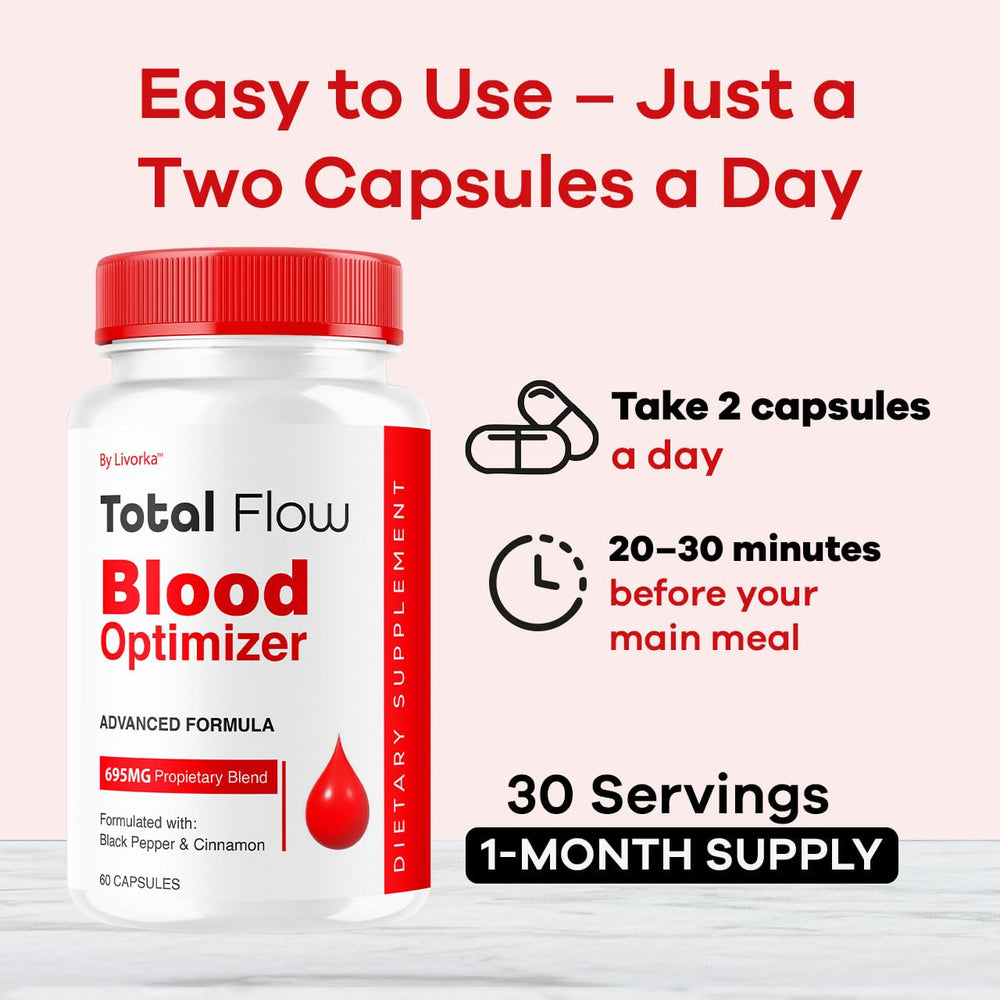 LIVORKA Total Flow label information emphasizes all-natural multivitamin attributes