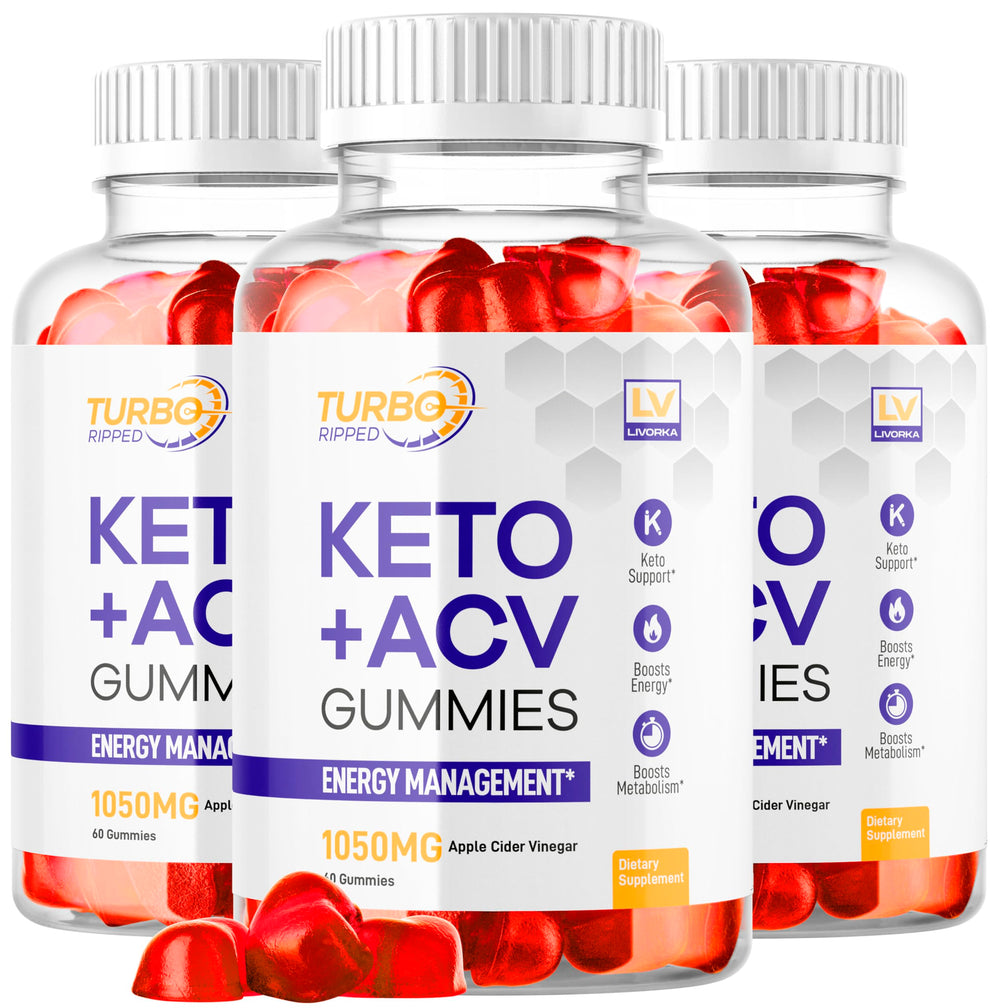 LIVORKA Turbo Ripped Gummies bottle, ideal for daily keto-friendly supplementation.