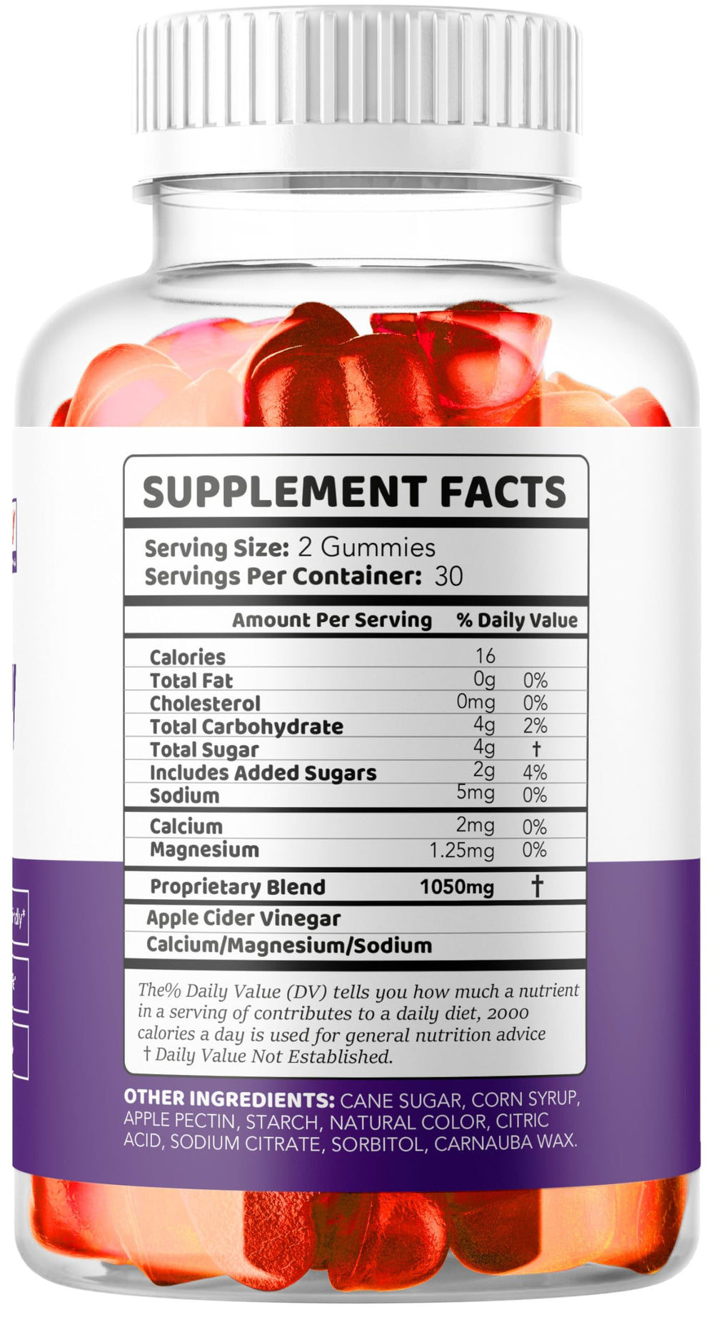 LIVORKA Ultra Quick Keto ACV Gummies ingredient panel informs about natural components.
