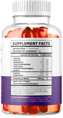LIVORKA Ultra Quick Keto ACV Gummies ingredient panel informs about natural components.
