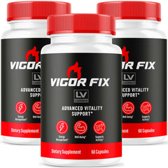 LIVORKA Vigor Fix pills pack front supports a daily wellness routine.