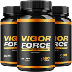 LIVORKA Vigor Force pills three-pack for daily vitality and routine