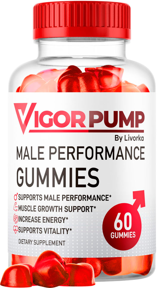 Livorka Vigor Pump Gummies bottle for a convenient daily routine.