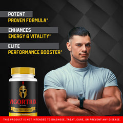 Vigortrix advanced formula bottle shown for easy daily use