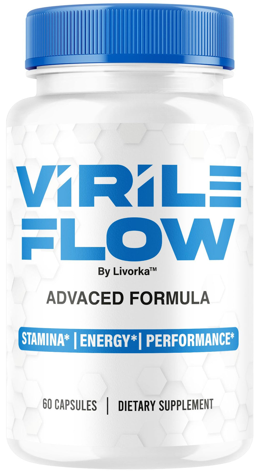 LIVORKA Virile Flow pills bottle front for daily wellness routine
