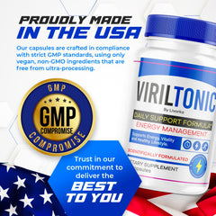 LIVORKA Viriltonic label detail highlights product information.