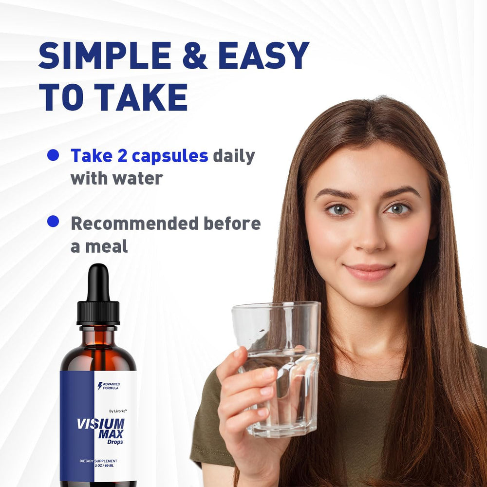 LIVORKA Visium Max Drops packaging box and bottles