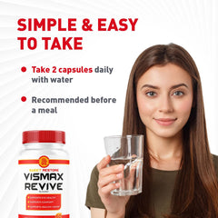 Morning routine scene with LIVORKA Vismax Revive showing easy daily incorporation.
