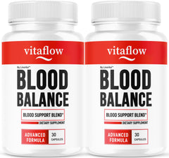 LIVORKA VitaFlow Balance bottle front shows the all-natural formula for daily balance.