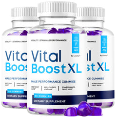 LIVORKA Vital Boost XL Gummies bottle front showing daily energy support