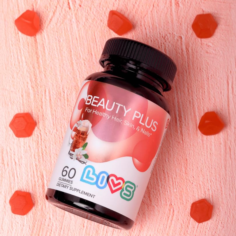 Livs Beauty Plus 60-count bottle, convenient beauty supplementation.