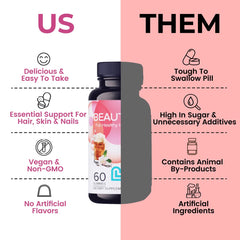 Livs Beauty Plus cream soda flavor illustration, inviting taste experience.