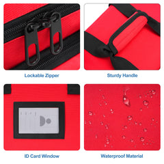 LIZSEN durable oxford material and lockable zipper for secure travel
