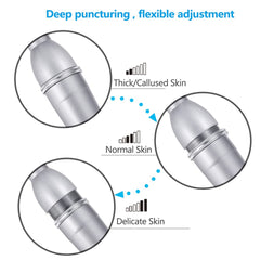 LK lancing device made of aluminum alloy, lightweight and durable.