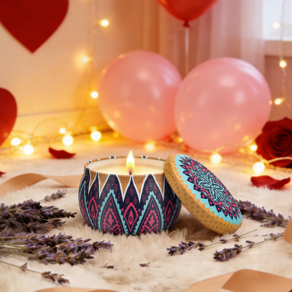 LKDJR candle gift set packaging and ribbon ready for gifting occasions.