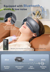 llano Eye Massager with Heat folded design ideal for travel.
