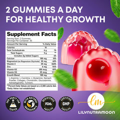 LM LILYNUTRAMOON Height Growth Gummies immunity support signals overall well-being
