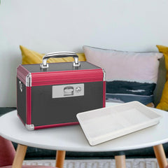 LOCKCURX travel-ready lock box in bag for on-the-go care.