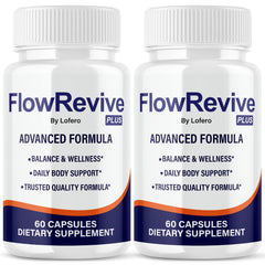 Lofero FlowRevive bottle front view supports urinary comfort for daily wellness.