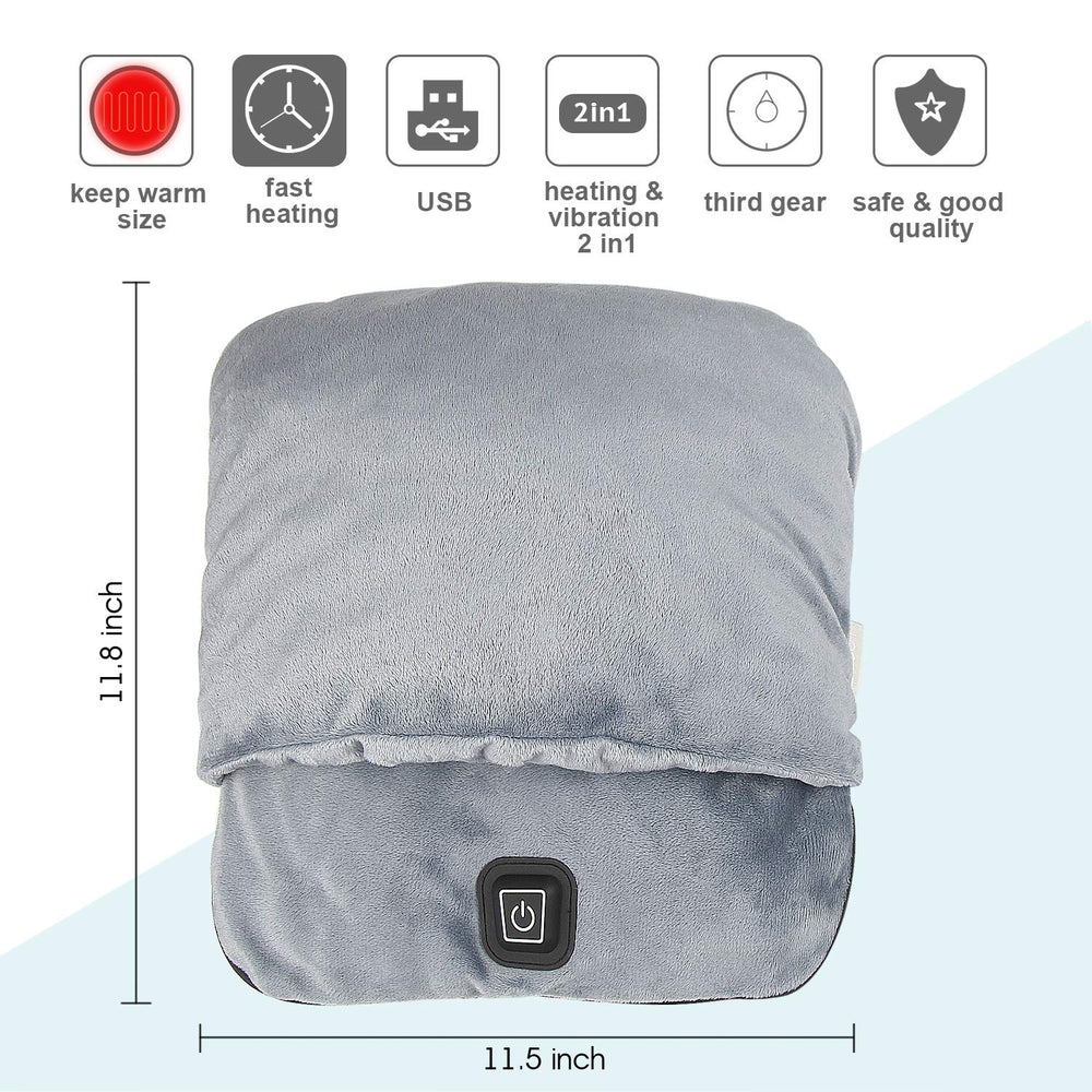 Lomitech foot warmer with vibration-only mode eases tension after work