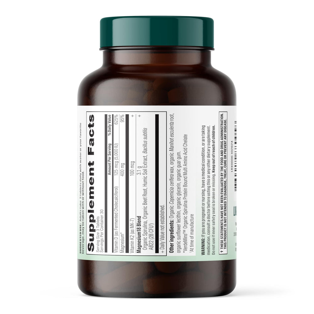 Longevity Rx Mag18 close-up shows a calm, rested expression hinting at nervous system support.