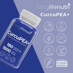 LongLifeNutri CurcuPEA made-in-USA badge signals trusted manufacturing
