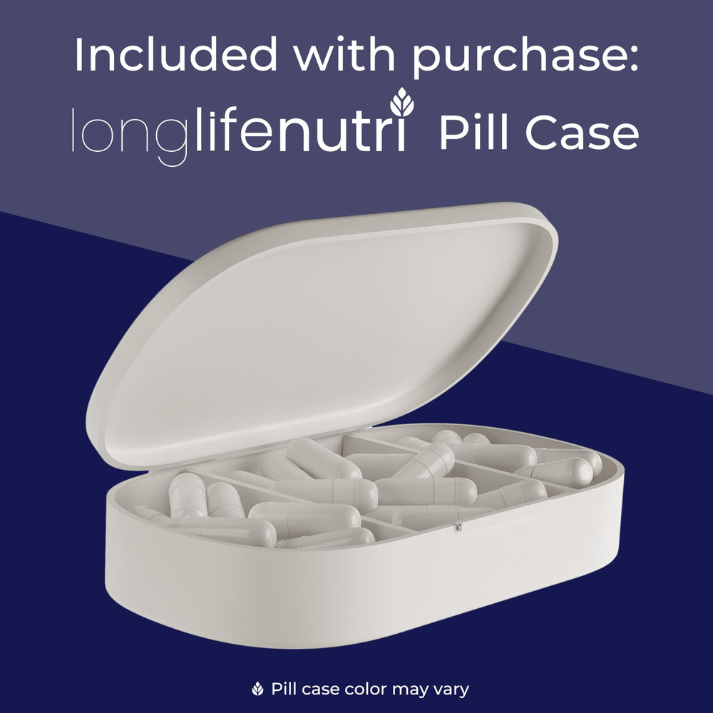 LongLifeNutri Policosanol 3-month supply bottle with calendar