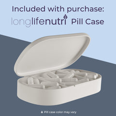 LongLifeNutri SAM-e 400mg pill organizer included for routine
