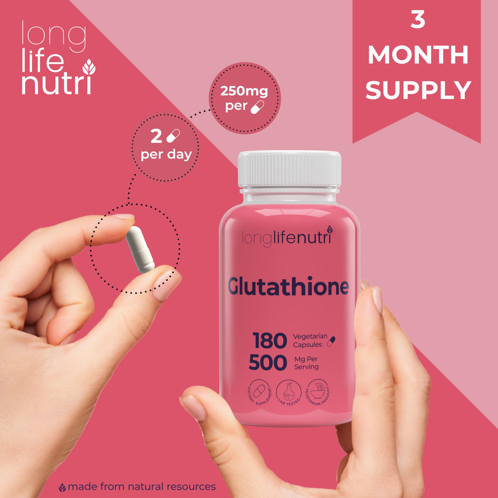 LongLifeNutri Vegetarian capsules designed for clean plant-based supplementation