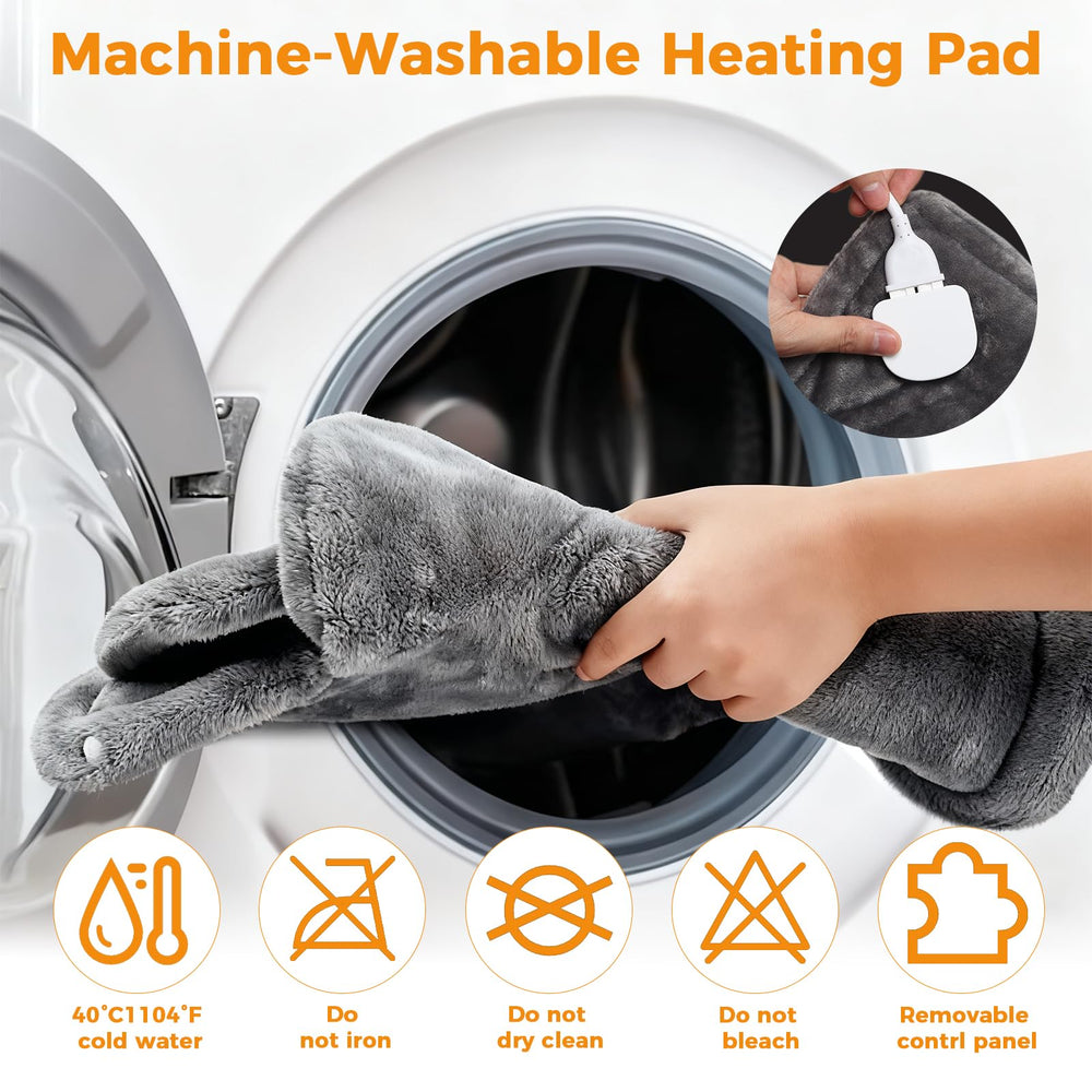Longzhuo full-body heating pad offers broad neck-back-shoulder coverage.