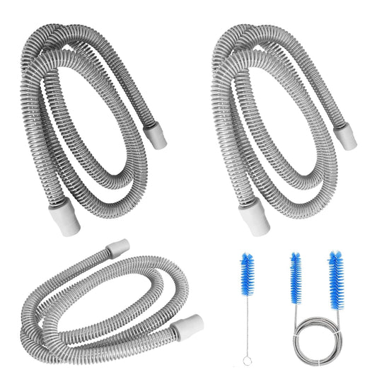 LonXFan 6-foot CPAP hose replacement pack for nightly comfort and flexibility.