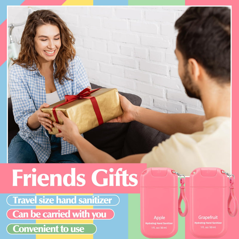 Loopeer watermelon scent pink mini sanitizer keychain keeps family prepared
