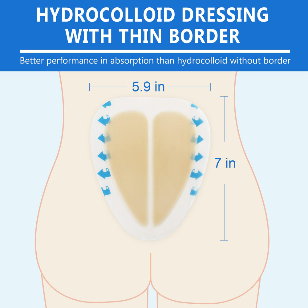 LotFancy easy-apply, latex-free dressing with painless removal