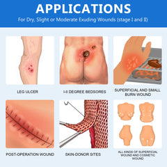 LotFancy hydrocolloid forms a cohesive gel with wound exudate