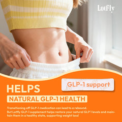 LOTFLY single sachet packaging illustrating convenient 21 day supply