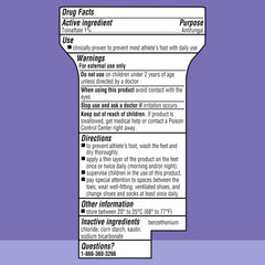 Lotrimin AF Daily Prevention convenient daily-use powder in action