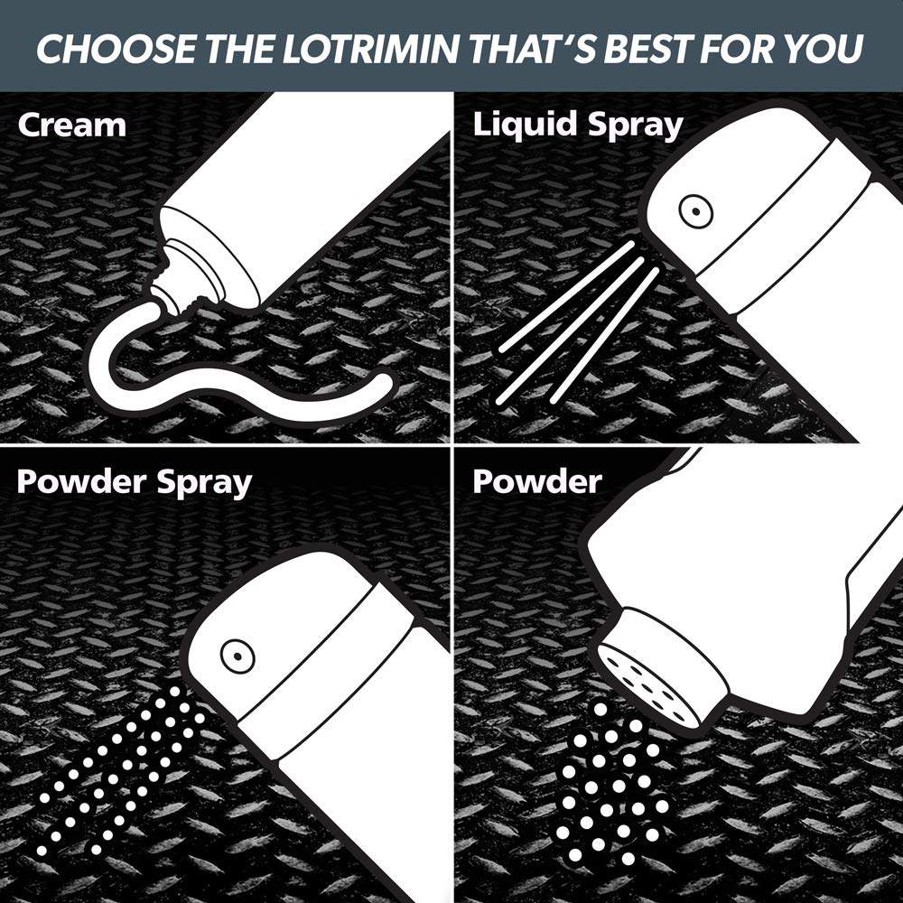Lotrimin AF foot care collection ready for home and travel use.