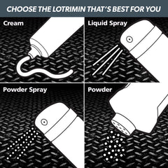Lotrimin AF foot care collection ready for home and travel use.